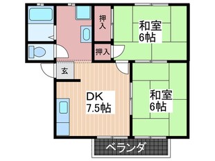 パナハイツ東雲の物件間取画像